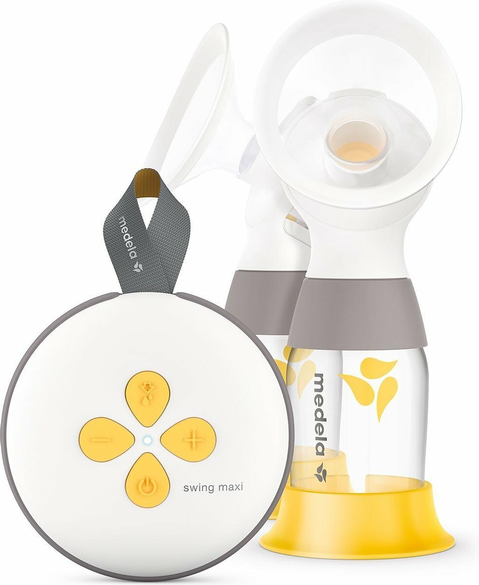 Medela Swing Maxi Borstkolf Kolfapparaat Dubbele elektrische kolf - Oplaadbare accu - USB lader