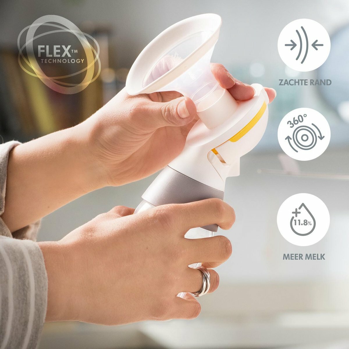 Medela Swing Maxi Borstkolf Kolfapparaat Dubbele elektrische kolf - Oplaadbare accu - USB lader