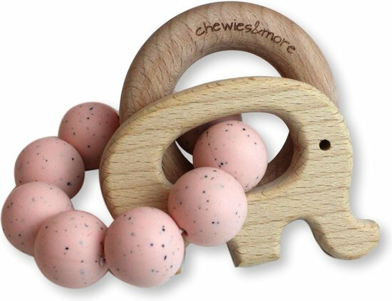 Chewies & More Rammelaar olifant met kralen
