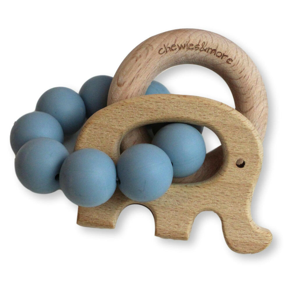 Chewies & More Rammelaar olifant met kralen