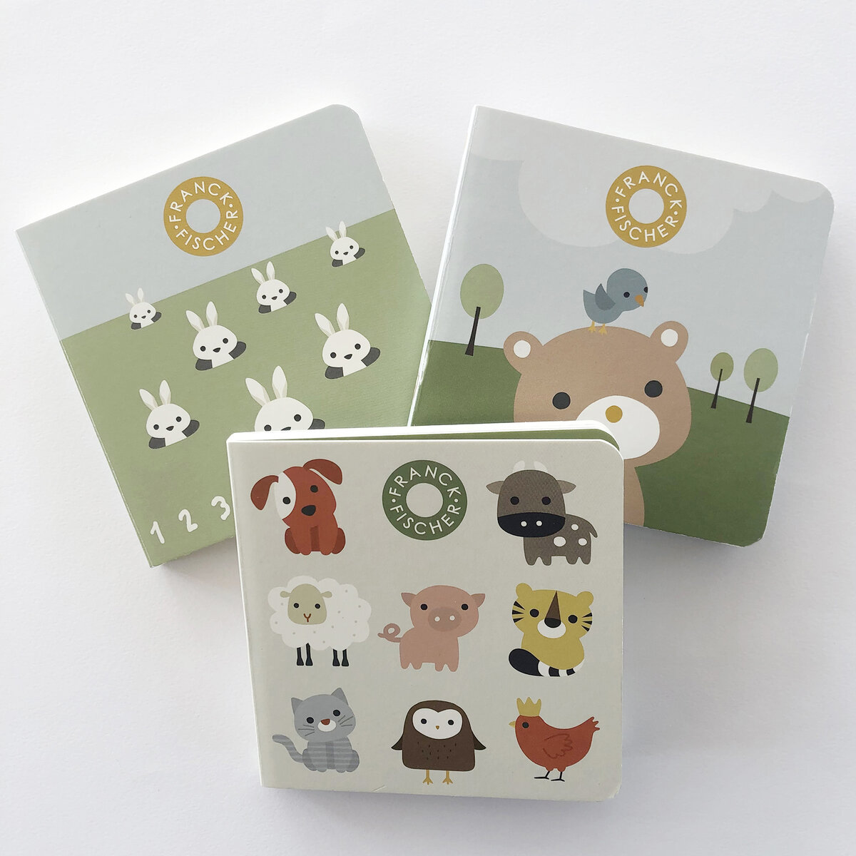 Franck & Fischer Babyboekjes – Set van 3
