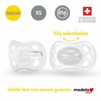 Medela Baby Fopspeen New Born Kleine lichte speen - Transparant - 0-2 maanden - 2 stuks