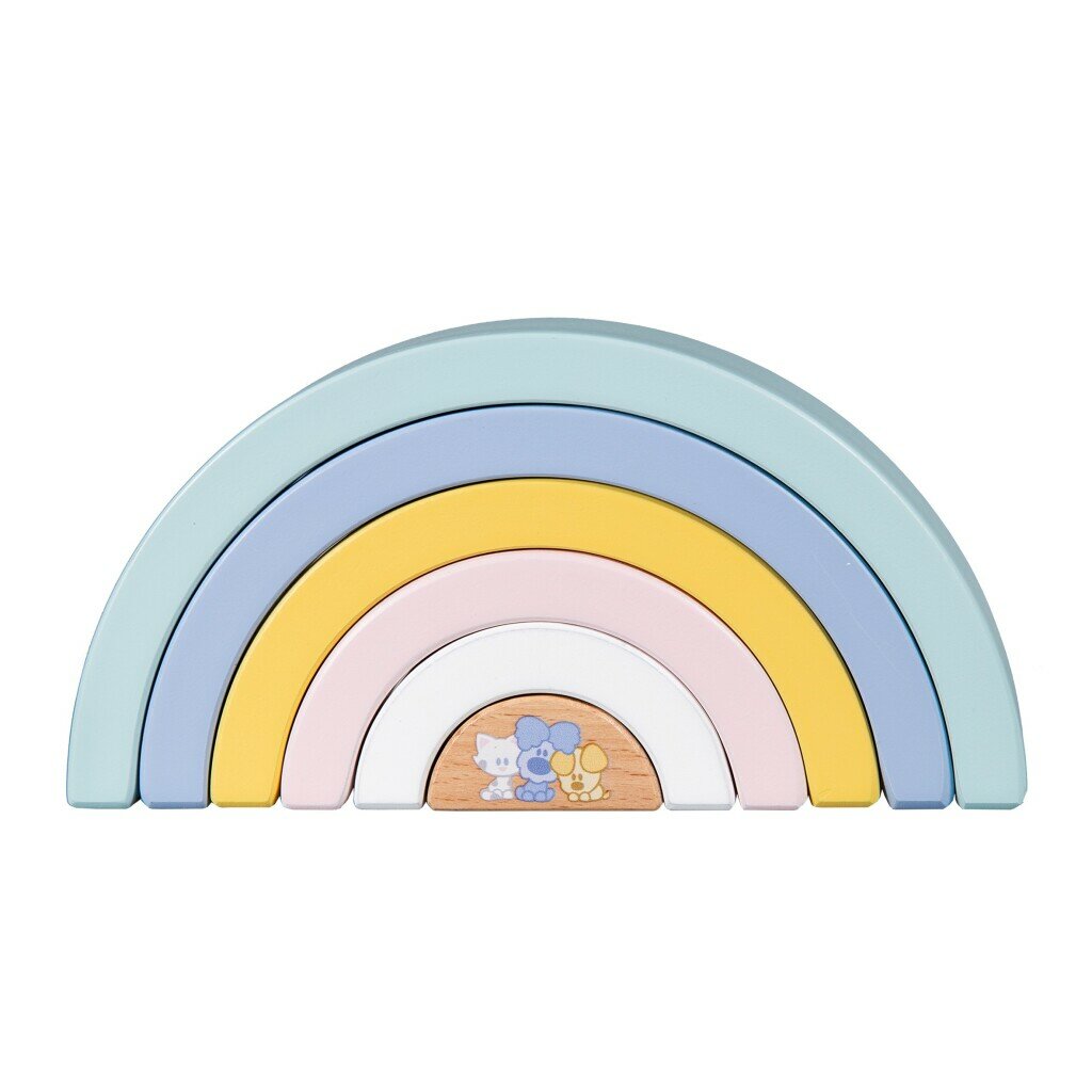 Woezel En Pip Baby Houten Regenboog