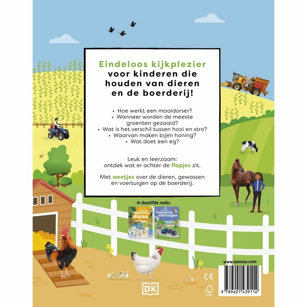 Boek Mijn Grote Flapjesboek van de Boerderij