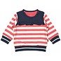 Bess Sweater Striped Ruffle