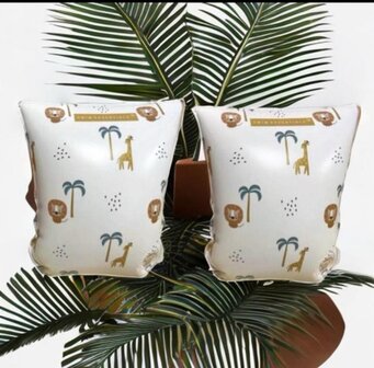 🐒 Swim Essentials Armbanden &ndash; Jungle Print (0&ndash;2 jaar &amp; 2&ndash;6 jaar)