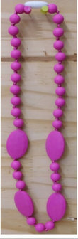 dames bijtketting Fuchsia