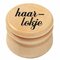 Houten haarlokdoosje