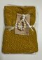 🌾 Kraamcadeau – Okergele Babydoek met Bijtring