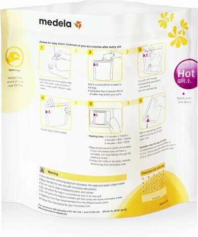 Medela Quick Clean - magnetronzak - 5 stuks