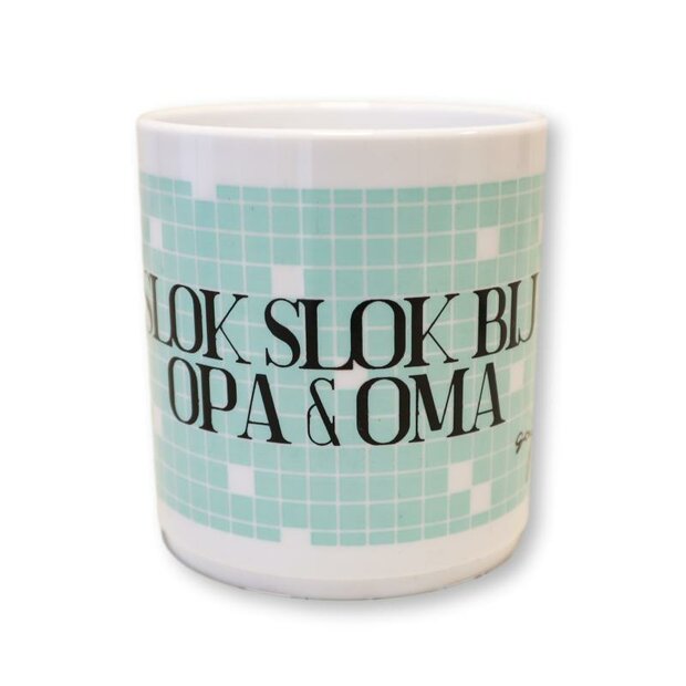 beker opa&amp;oma mint