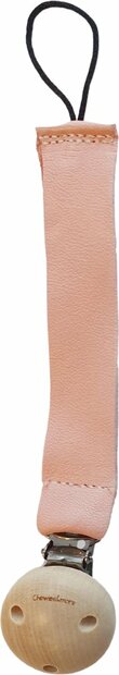 Chewies&amp;more Leather Clip speenkoord