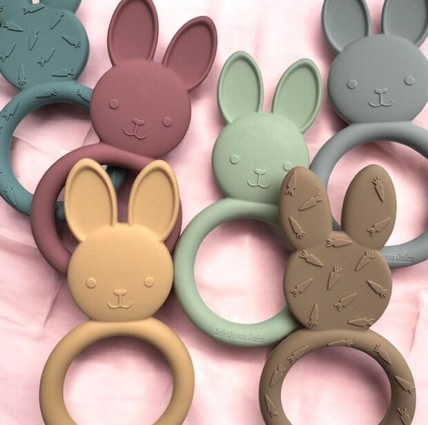 Siliconen Bijtring Konijn