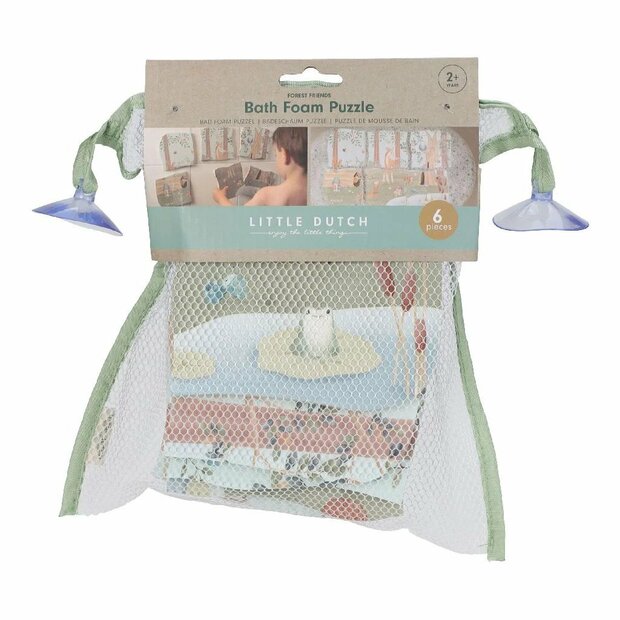 Little Dutch Forest Friends Bad Puzzel 6 Stukjes