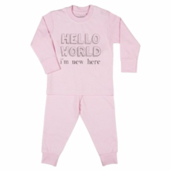 Frogs and Dogs Pyjama Roze Hello World | MomToBee