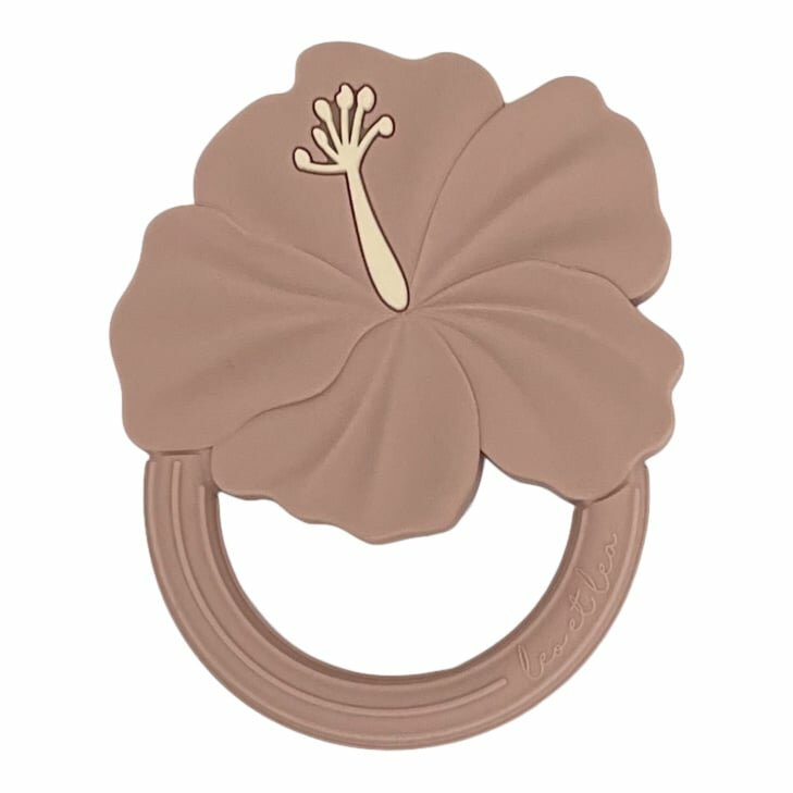 Siliconen Bijtring Hibiscus