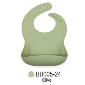 Inaie Siliconen Slab &ndash; Bib met opvangbakje | BPA-vrij &amp; verstelbaar