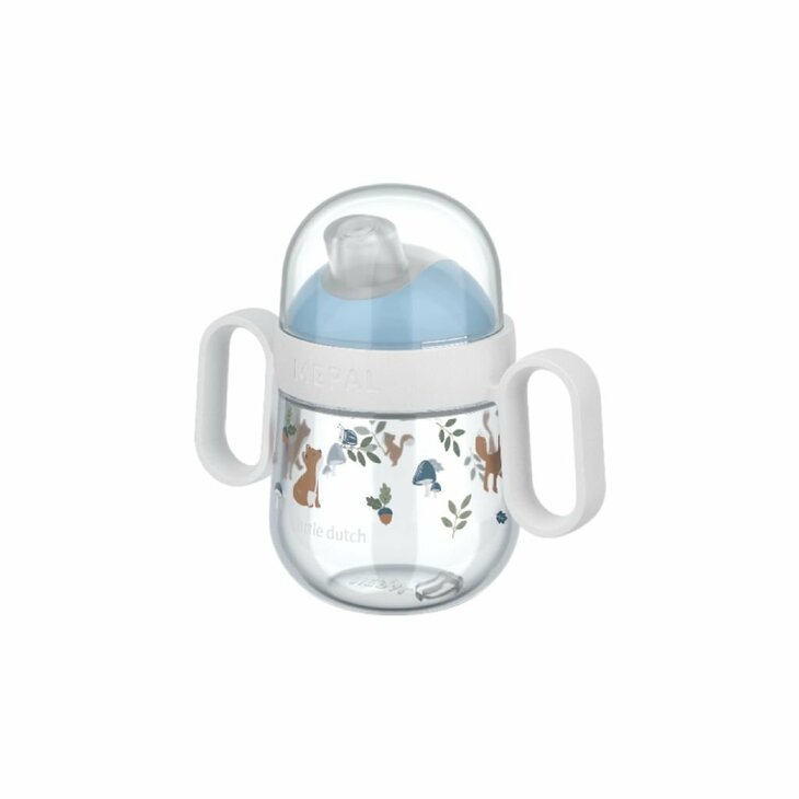 Mepal Little Dutch Forest Friends Antilekbeker Blauw/Wit